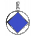 na blue pendant