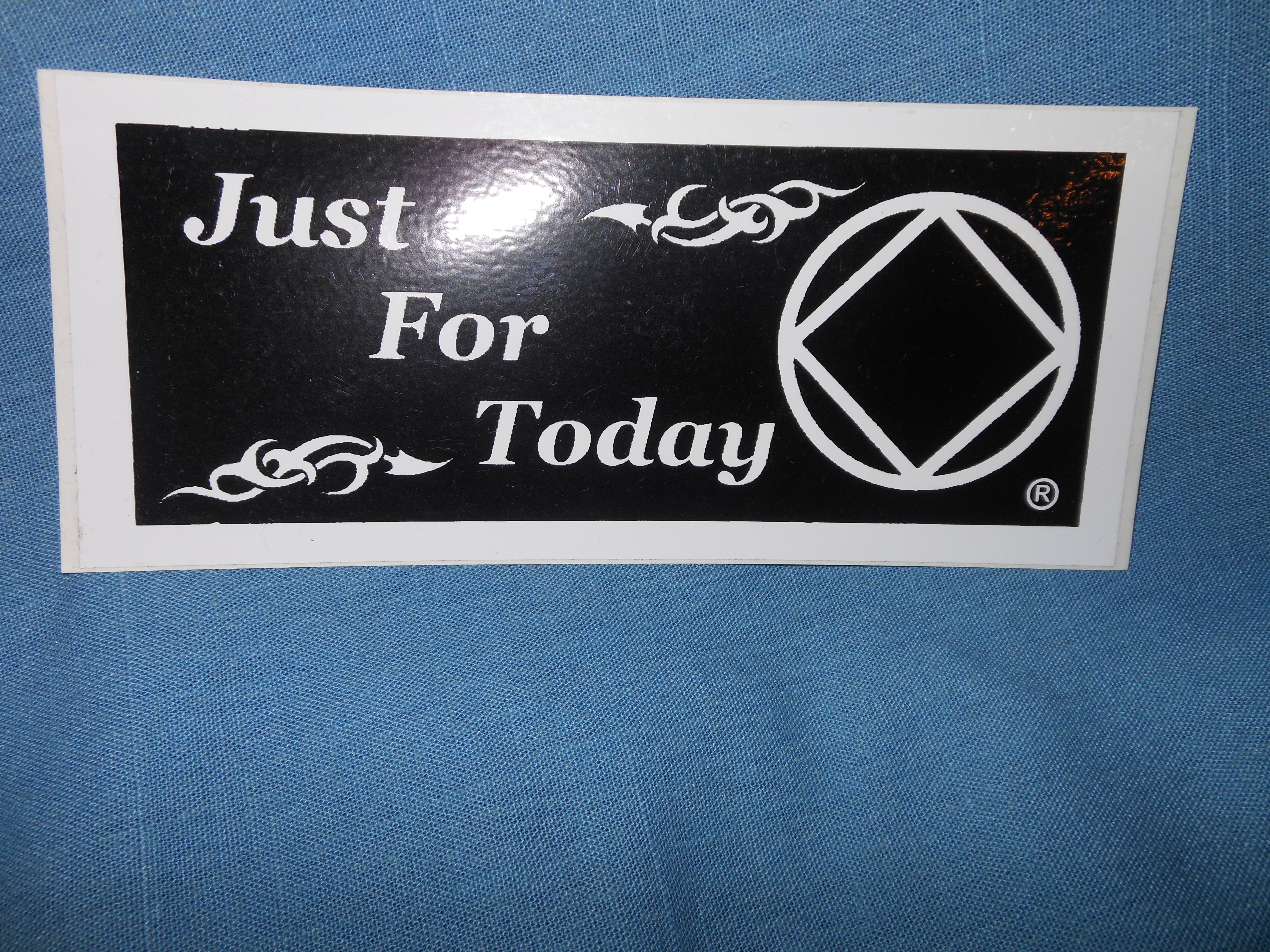 Just For Today Sticker