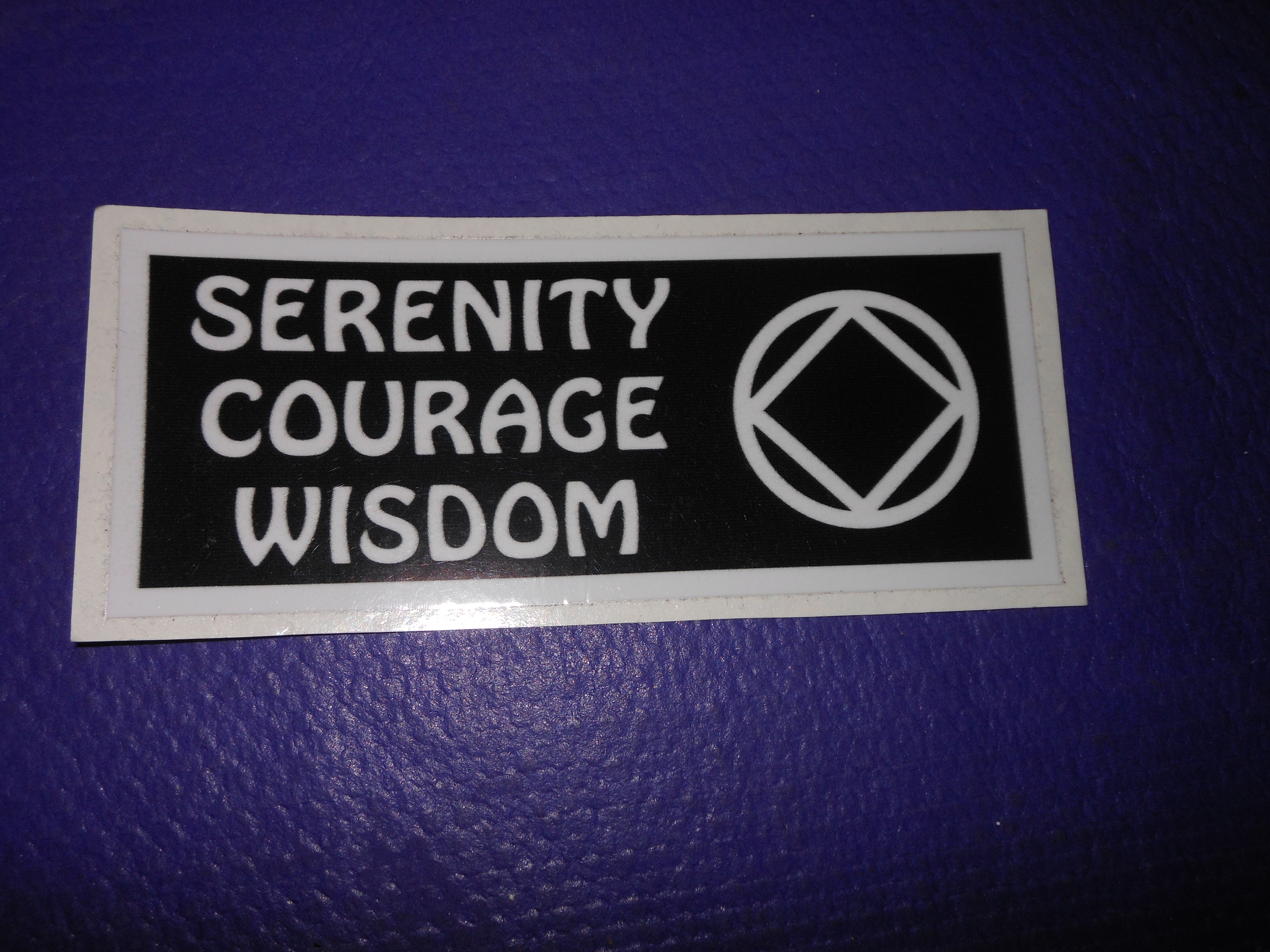 Serenity Courage Wisdom Sticker