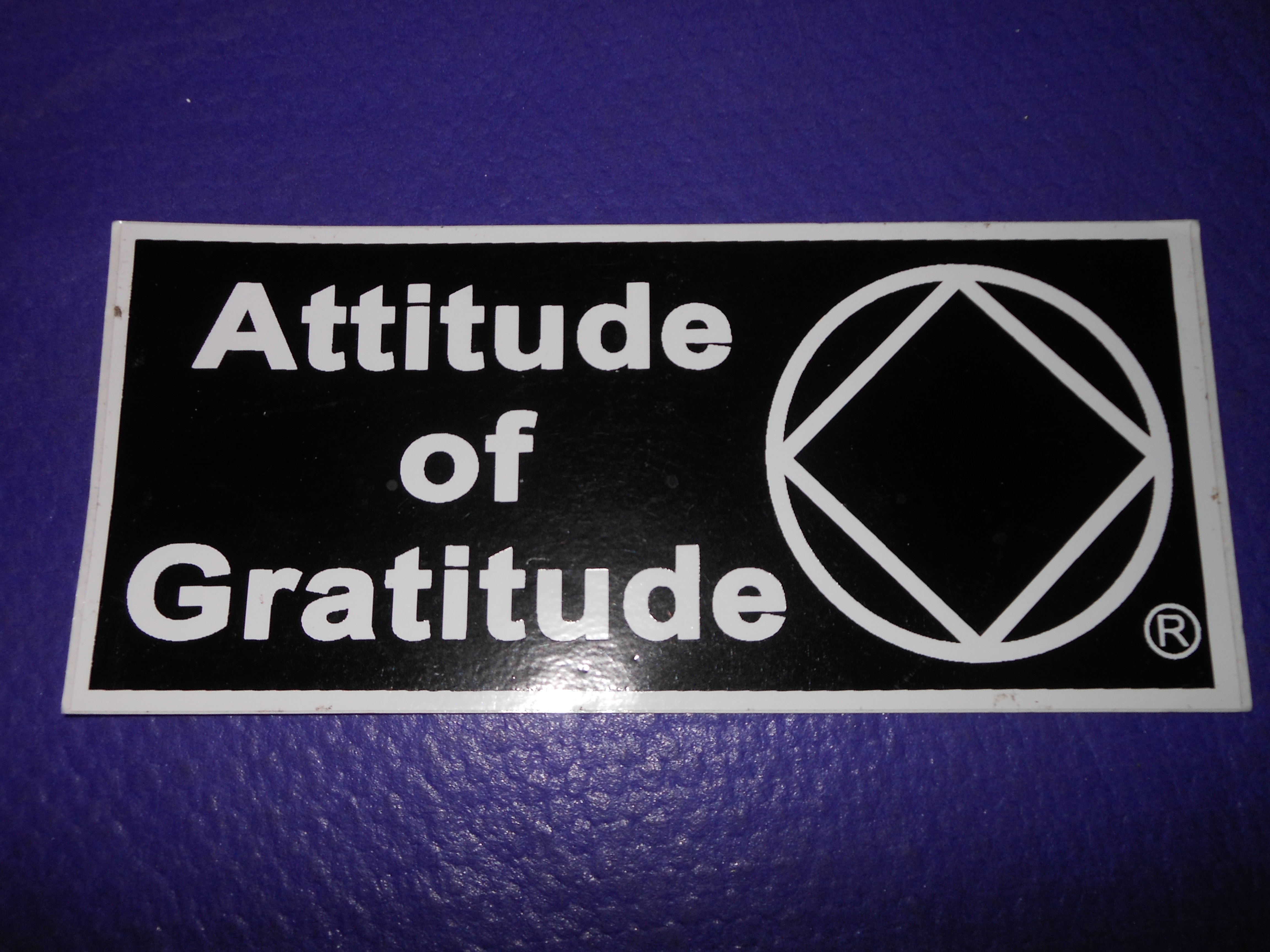 attitude of gratitude sticker